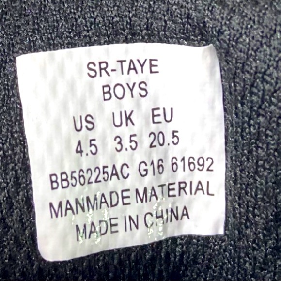 STRIDE RITE Toddler Boys Black Shoes Cushioned Insole Hook & Loop Strap Size 4.5 - Picture 8 of 8